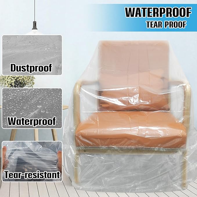 Plastic Couch Cover, Waterproof Furniture Covers - Image 7