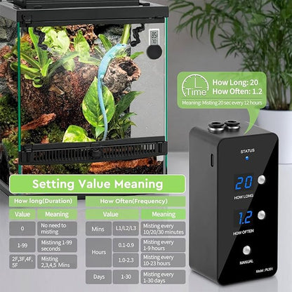 moistenland Reptile Humidifier, Misting System - Image 4