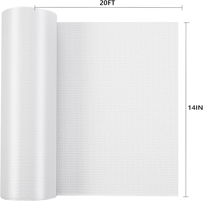 Shelf Liner, 14 Inches x 20 FEET Non-Slip Kitchen Cabinet Liner, Washable - Image 5