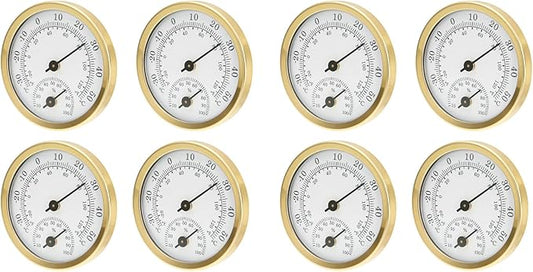 TEAMWILL Mini Analog Thermometer Hygrometer Humidity Meter Room Indoor by Unknown