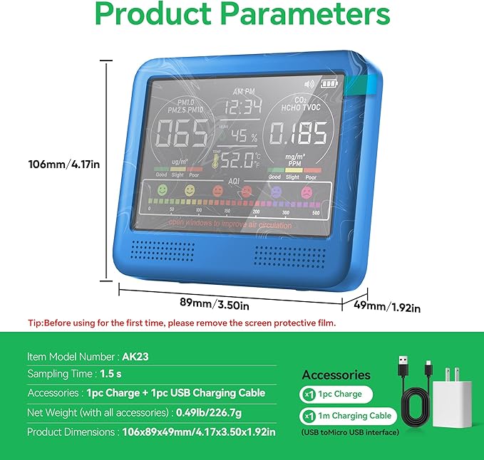 16-in-1 Indoor Air Quality Monitor - Image 8