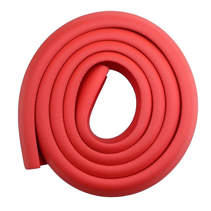 M2cbridge L Shape Extra Thick Furniture Table Edge Protectors Foam Guard 6.5 Ft by M2cbridge