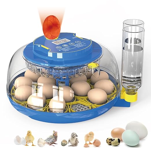 18 Egg Incubator with Automatic Egg Turning & Humidity Control by VibeHaven