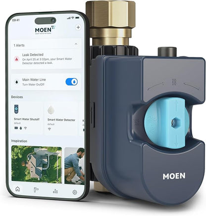 Moen Flo Smart Water Monitor and Automatic Shutoff Sensor, Wi-Fi Connected by Moen