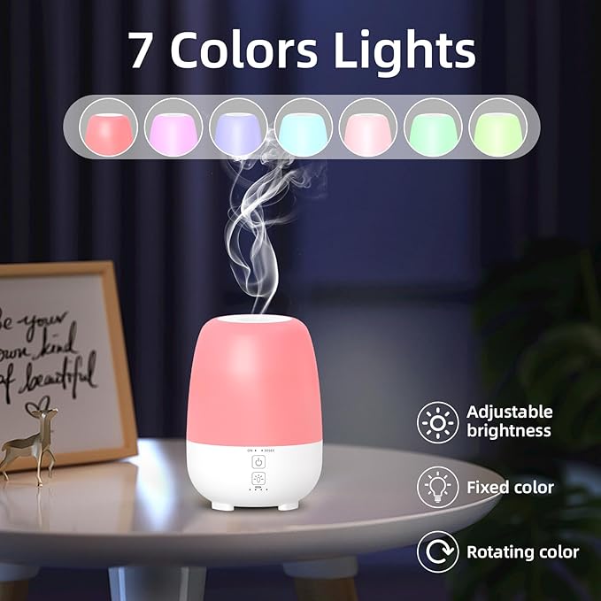 150ML Rechargeable Battery Operated Essential Oil Diffuser, 7-Hour Runtime - Image 7