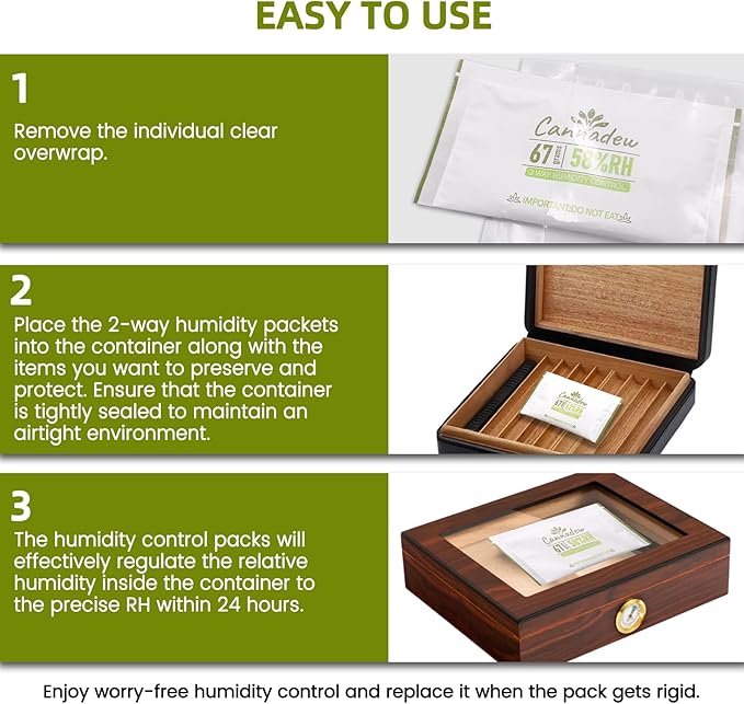 62% Two-Way Humidity Control Packets, 4g – Moisture Absorbers & Hydration - Image 6