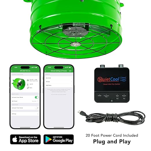 Quietcool AFG SMT ES-3.0 Smart Attic Fan - Image 2
