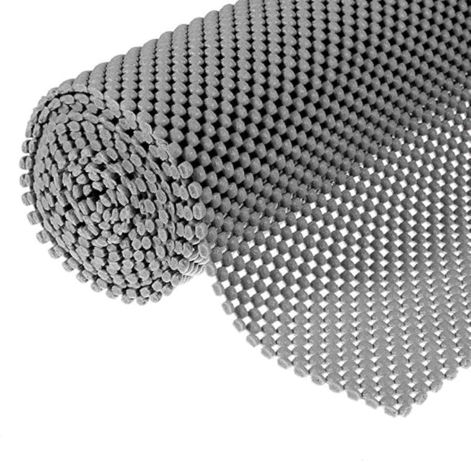 Shelf Liner Drawer Liner Non-Slip Mat Shelves Liners 12" X6.5’ Grid Pattern PVC by L7HWDP