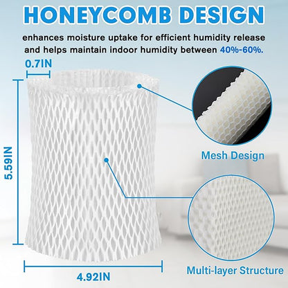 4 Pack Humidifier Wicking Replacement Filter Compatible - Image 2