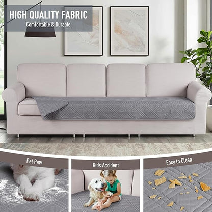 TAOCOCO 100% Waterproof Couch Cushion Cover Reversible Sofa Seat Cover - Image 4
