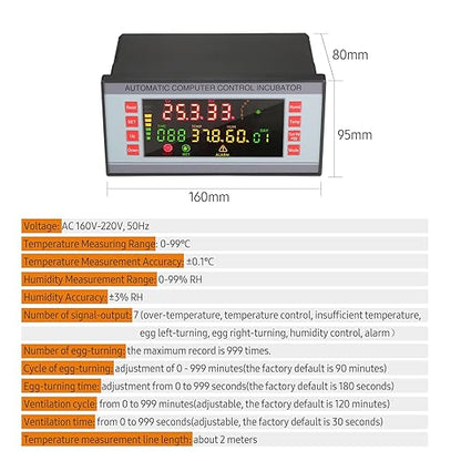 Automatic Egg Incubator 160V-220V 50Hz, Digital LED Display - Image 4