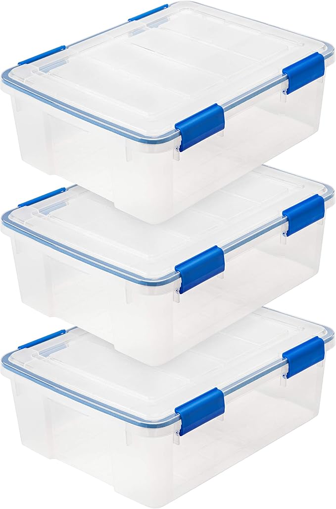 IRIS USA 26.5 Quart WEATHERPRO Plastic Storage Box by IRISUSA