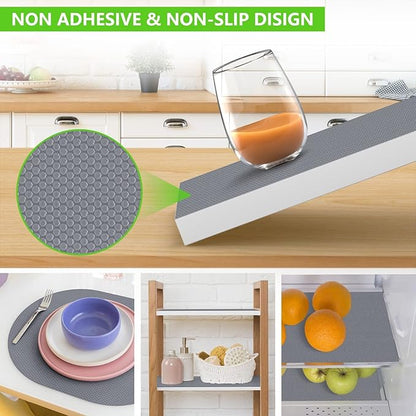 Shelf Liners for Kitchen Cabinets Non Adhesive Drawer Liner for Bathroom - Image 6