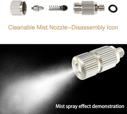 High Pressure Outdoor Anti-drip Fogging Spray Head Outdoor Cooling Misting - Image 4