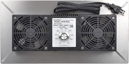 Durablow 220 CFM Air-Out Stainless Steel Crawl Space Vent Fan, Dual Fans by Durablow