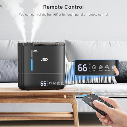 JRD Humidifiers for Bedroom, Ultrasonic Humidifier 4L for Large Room, Cool Mist - Image 8