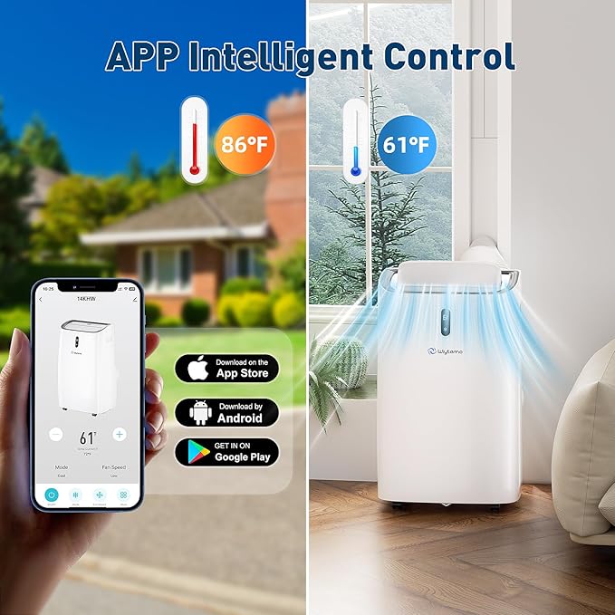 14, 000 BTU Portable Air Conditioners Cool Up to 700 Sq.Ft, Portable AC Unit - Image 4
