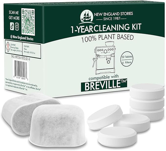 6 Pack Breville Compatible Charcoal Filters by NewEnglandStories