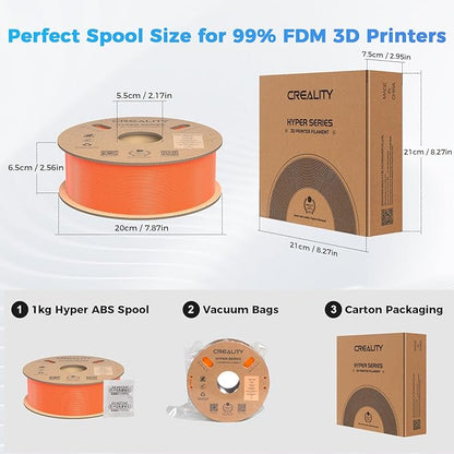 Creality Hyper ABS Filament, Official 3D Printer Filament ABS 1.75mm - Image 8