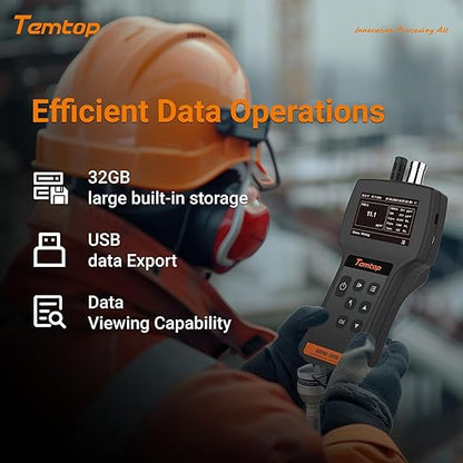 Temtop Handheld Particle Counter 0.3µm, 1.0µm Particulate Monitor PM2.5 - Image 5