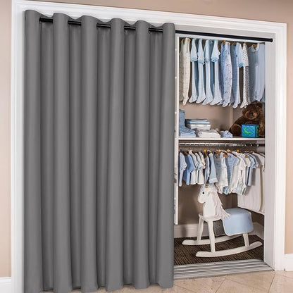 Hiasan Patio Sliding Door Curtain Panel, Bedroom Partition, Shared Office Space - Image 5
