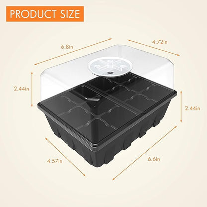 Gardzen 10 Pack Seed Starting Tray, Plant Germination Trays, Seed Starter Kit - Image 6