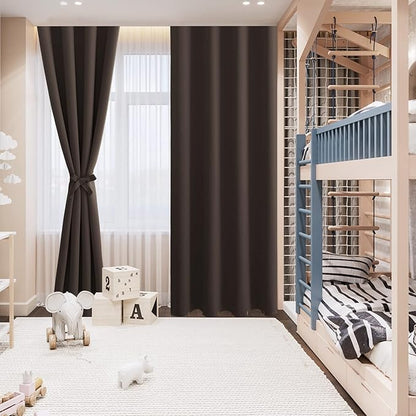 Hiasan Blackout Curtains for Bedroom, 38 x 63 Inches Length - Image 9