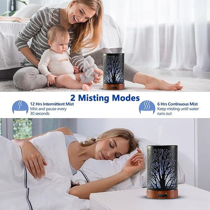 Oil Diffuser with Essential Oils Set – Aromatherapy Diffuser 150ml with 6 - Image 5