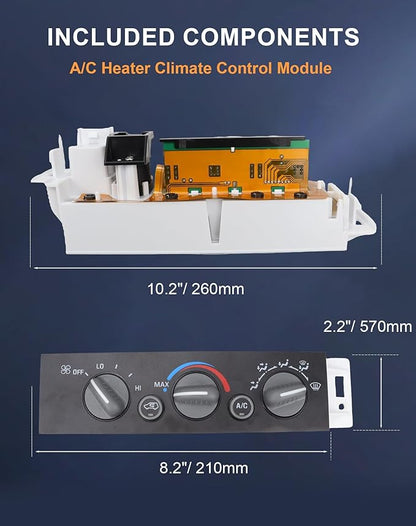 Flecto HVAC AC Heater Climate Control Module Switch Compatible - Image 6