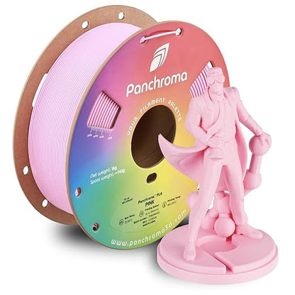 Panchroma PLA Pink 3D Printer Filament, 1kg Spool, High Speed Printing by Polymaker