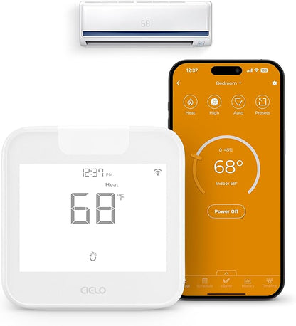 Breez Max | ENERGY STAR CERTIFIED Smart AC Controller | WiFi Thermostat by CieloBreez