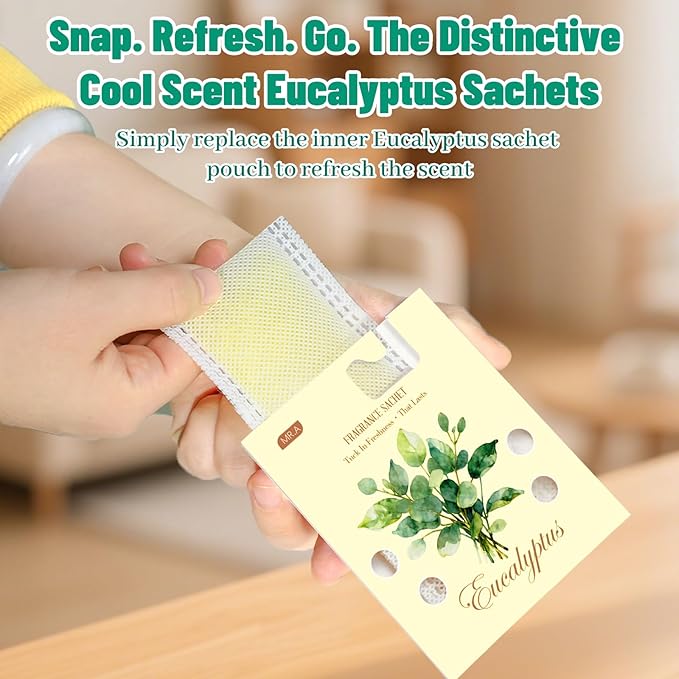 MR.A 13 Packs Eucalyptus Scented Sachets, Fragrance Sachet Bags - Image 2