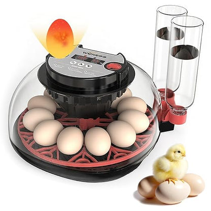 12 Egg Incubator for Hatching Eggs, Automatic Turner by AGOAL