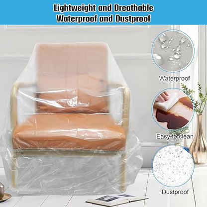 Plastic Couch Cover, Waterproof Furniture Covers - Image 3