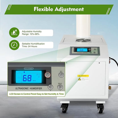 Commercial Industrial Agricultural Ultrasonic Humidifier 300W Fog Cool Maker - Image 3