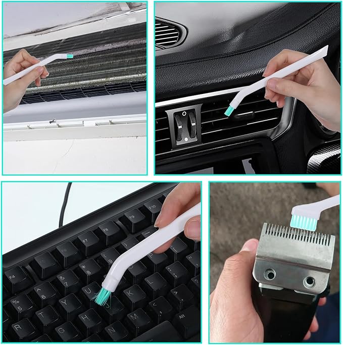 16 Pack Small Household Cleaning Brushes Crevice Cleaning Tool Deep Detail - Image 4