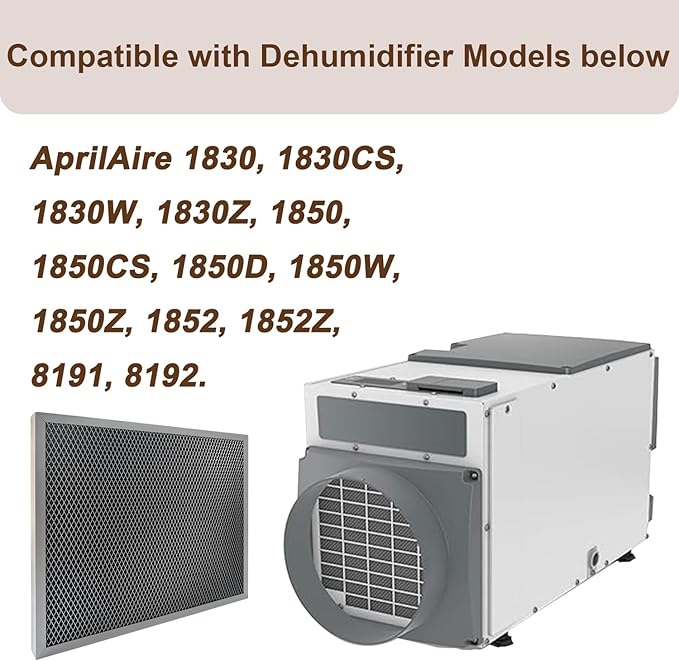 2 Pack 5443 MERV 8 Dehumidifier Filters Compatible - Image 2