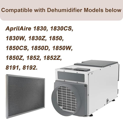 2 Pack 5443 MERV 8 Dehumidifier Filters Compatible - Image 2