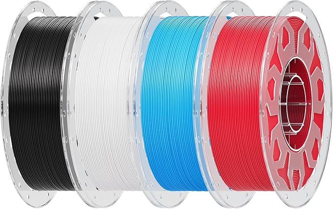 Creality PLA Filament 1.75mm Bundle 4 kg, 3D Printer Filament Multicolor by Creality