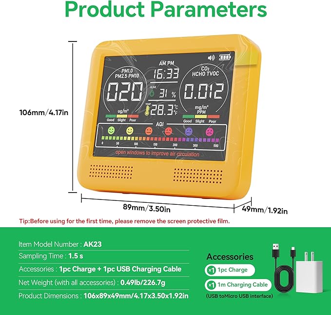 16-in-1 Indoor Air Quality Monitor - Image 8