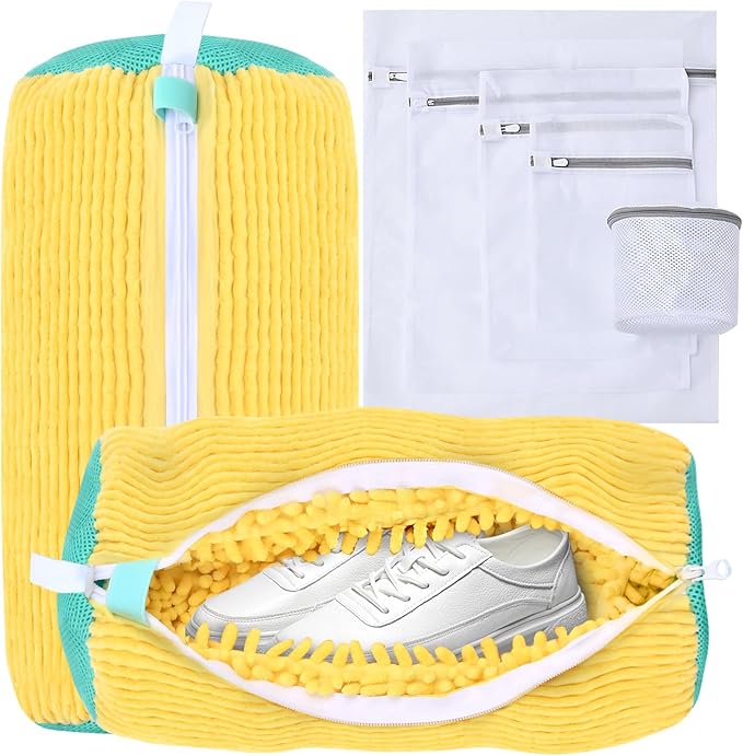 Shoe Washing Machine Bags 2Pcs, Shoe Cleaning Bag, 5-Size Laundry Bags- by Unknown