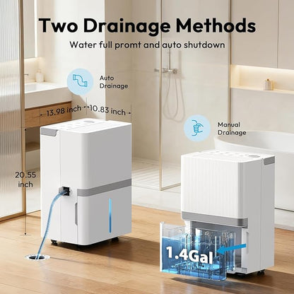 5000 Sq.Ft Dehumidifier for Basement and Home, 75 Pints Most Efficient Energy - Image 3
