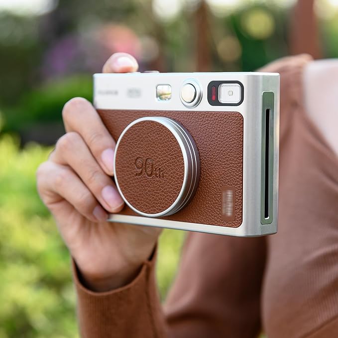 Retro Leather Lens Cap for Fujifilm Instax Mini EVO, Accessories for Fuji Mini - Image 9