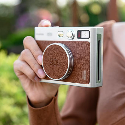 Retro Leather Lens Cap for Fujifilm Instax Mini EVO, Accessories for Fuji Mini - Image 9