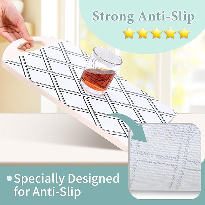 Drawer and Shelf Liner for Kitchen Cabinet: 12 in X 20 Ft Non Slip Waterproof - Image 2