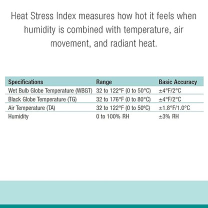 Extech HT30 Heat Stress WBGT Meter - Image 6