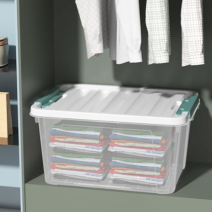 20 Quart Plastic Latching Storage Boxes - Image 6