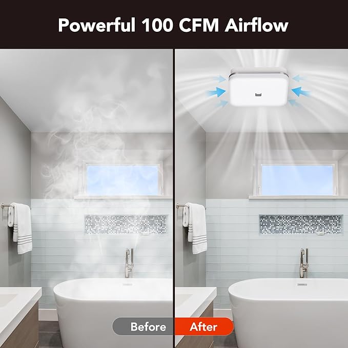 OREiN 2-in-1 Bathroom Exhaust Fan - Image 5
