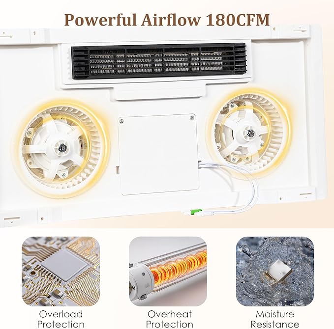 4 in 1 Bathroom Exhaust Fan - Image 9