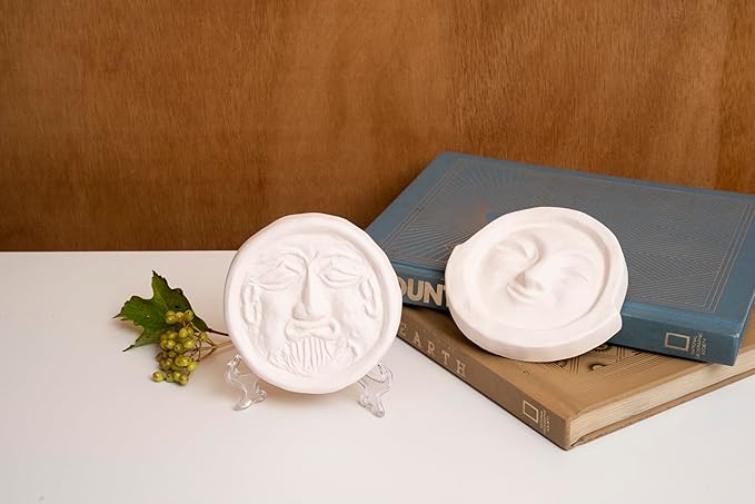 Air Purifying Healing Ceramic Object-Ancient Korean Demon Hunter's Face Roof - Image 7
